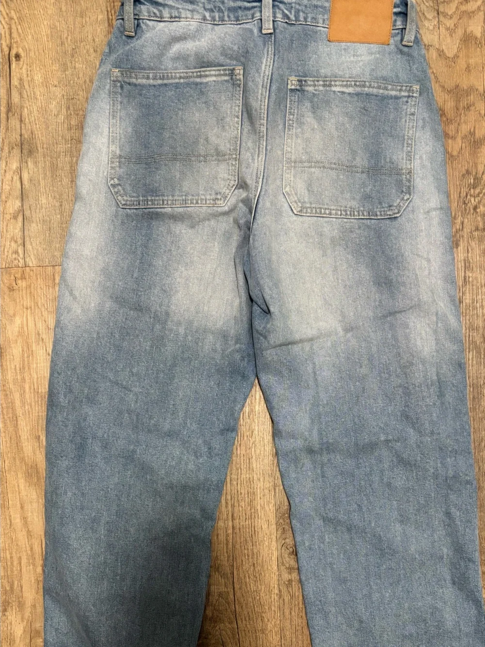 Cotton On Men's Light Blue Straight Jeans
